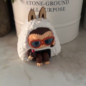 Cute Figurine with Red Glasses and White Hood
